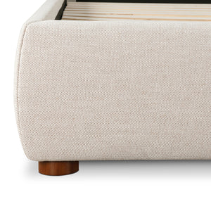 Wheat Upholstered Queen Bed