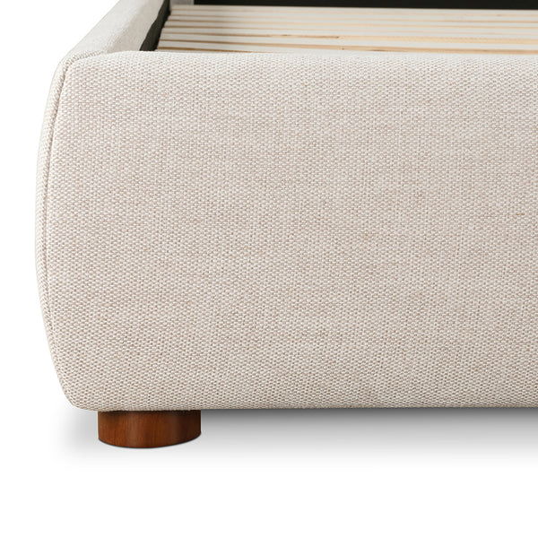 Wheat Upholstered Queen Bed