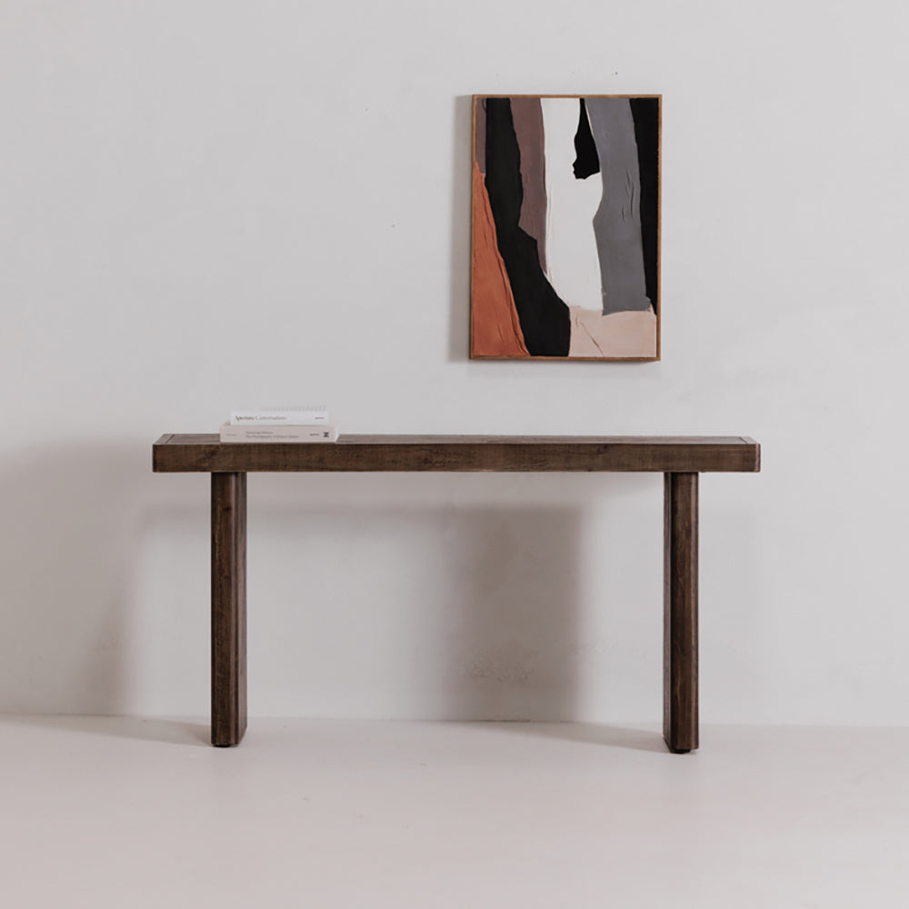 Rustic Wood Console Table