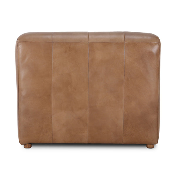 Ramsay Leather Chaise Tan