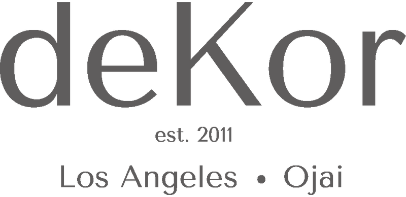 deKor is a full service interior and landscape design firm with two showrooms that boast an eclectic mix of vintage furniture, textiles, decor, accessories, and custom furniture.