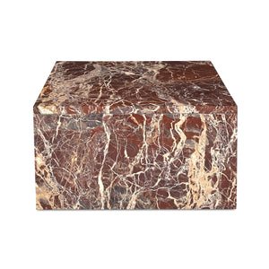 Rosso Levanto Marble Coffee Table