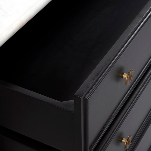 Black 6 Drawer Dresser