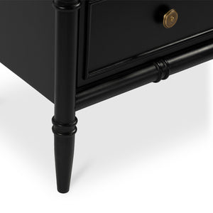 Black 6 Drawer Dresser