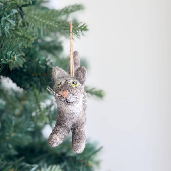 Felt Cat Ornament