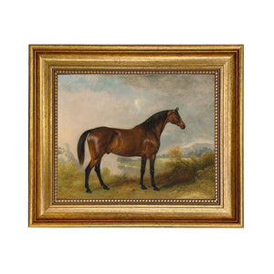 A Bay Hunter Vintage Painting Print on Canvas