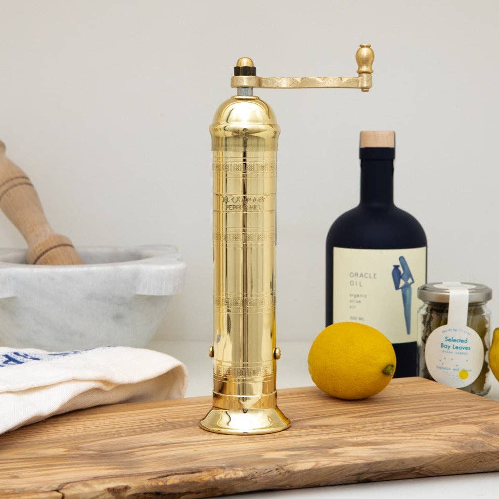 9" Brass Pepper Mill
