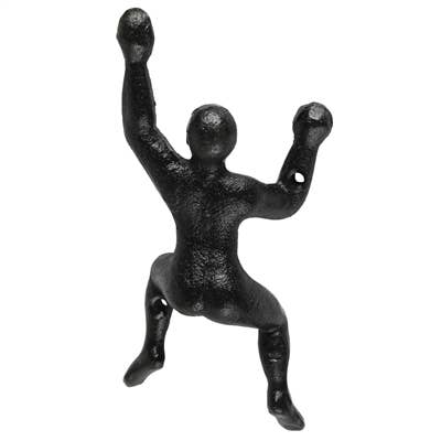 Climber Wall Hook, Cast Iron