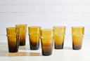 Amber Moroccan Beldi Glassware