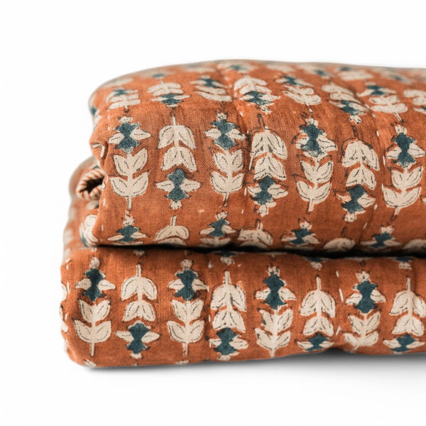 Handmade Block Print Quilt