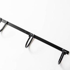 The Wrought Iron Rack with Hooks