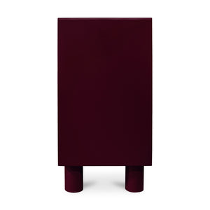 Deep Red 6 Drawer Dresser