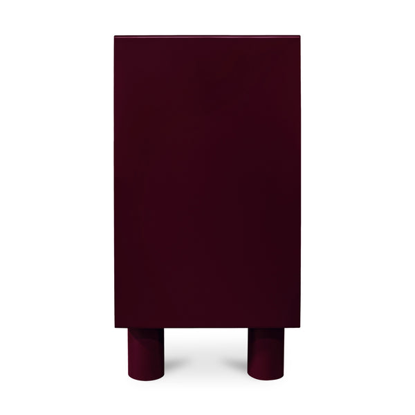 Deep Red 6 Drawer Dresser