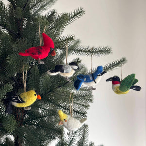 Felt Bird Ornaments B