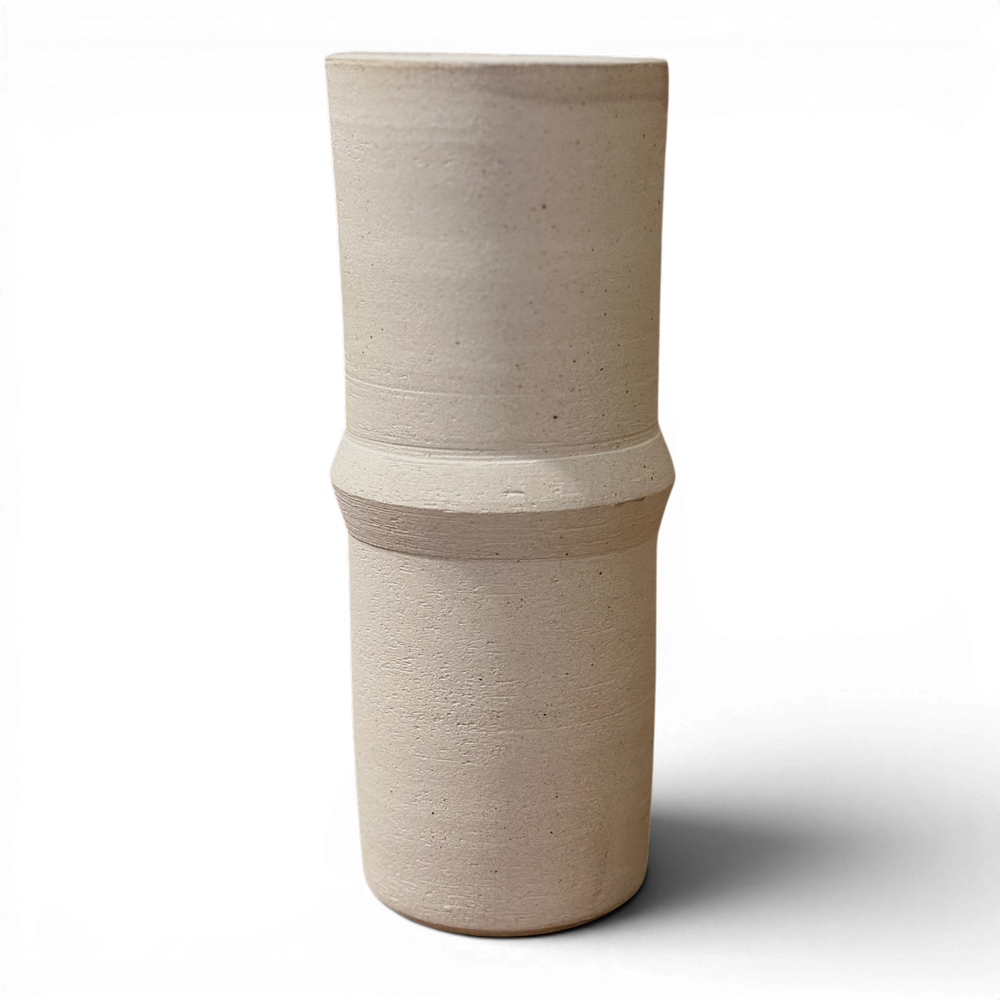 Saturn Vase White