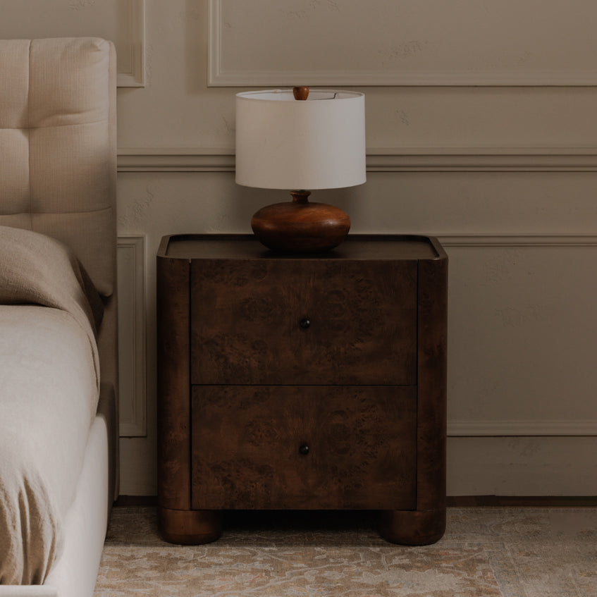 Dark Brown Nightstand