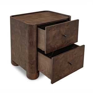 Dark Brown Nightstand