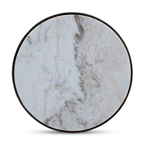 White Marble Side Table