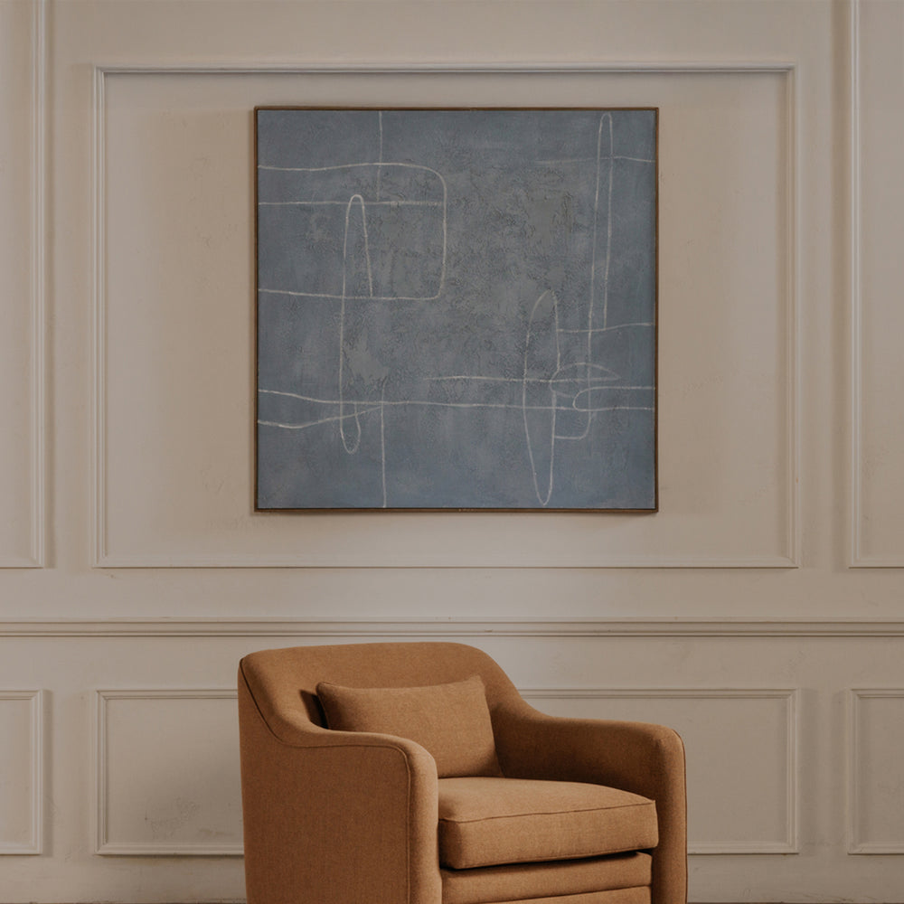 Notion Framed Painting Blue