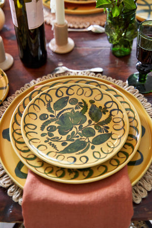 Amalfi Pasta Bowl Mustard - 9.1" Diameter