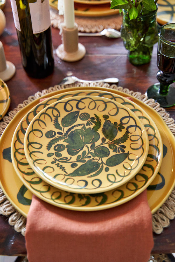 Amalfi Pasta Bowl Mustard - 9.1" Diameter