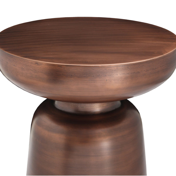 Antique Copper Accent Table