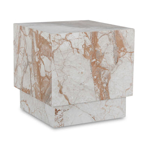 Breccia Marble Side Table