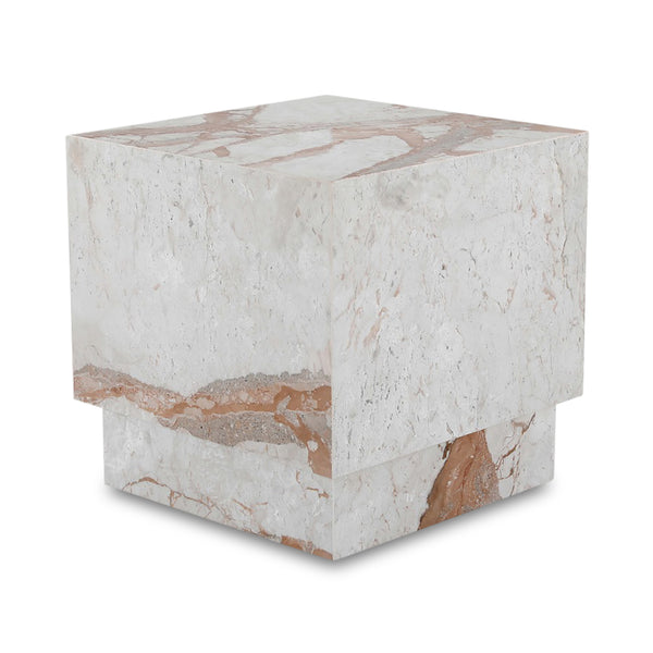 Breccia Marble Side Table