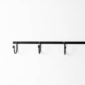 The Wrought Iron Rack with Hooks