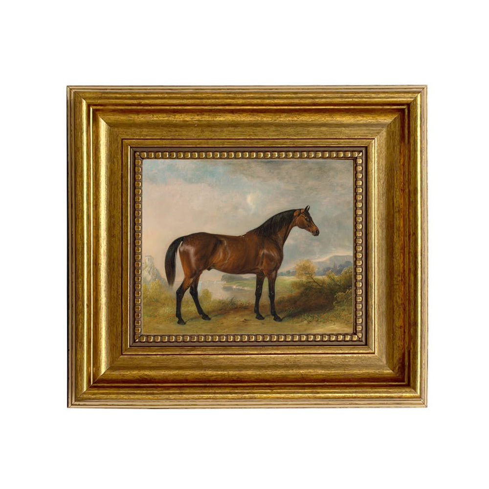 A Bay Hunter Vintage Painting Print on Canvas
