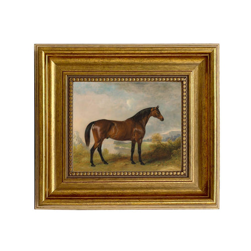 A Bay Hunter Vintage Painting Print on Canvas