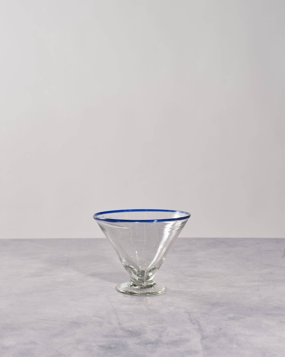 Blue Rim Margarita Glass, Glassware Cocktail, Barware