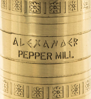 9" Brass Pepper Mill