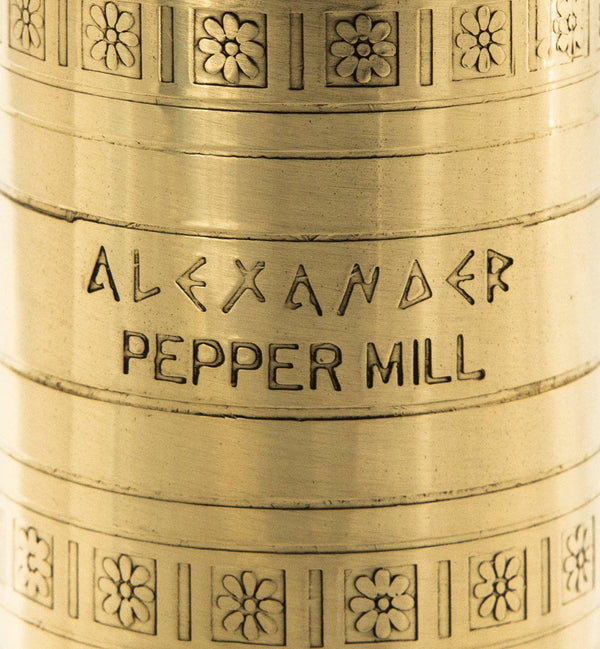 9" Brass Pepper Mill
