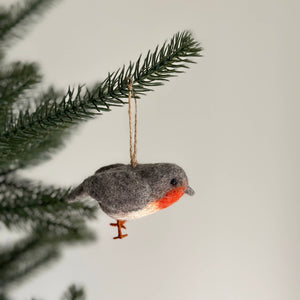 Felt Bird Ornaments Set of 6 - A Set