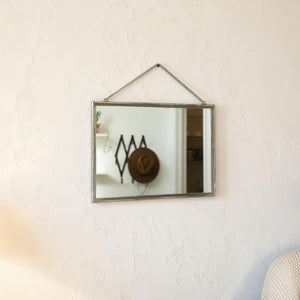 Pewter Mirror