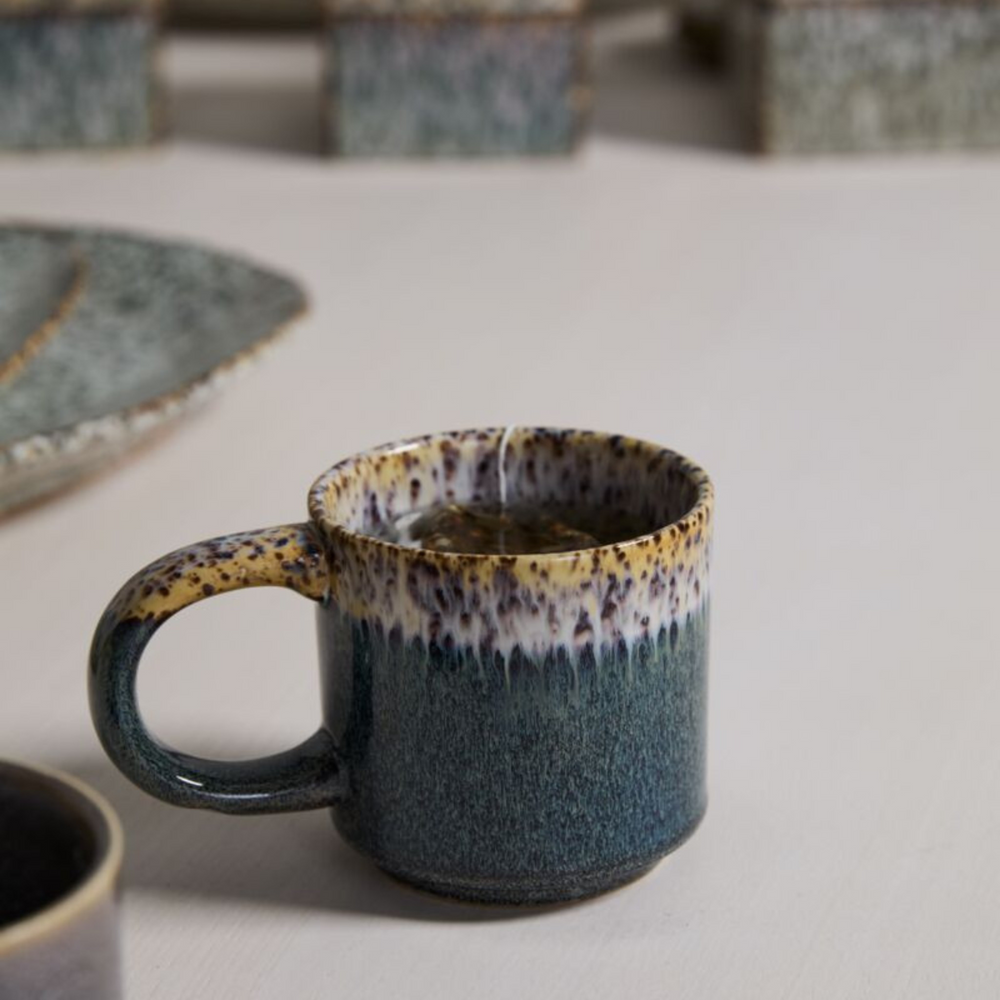 Starling Mug - Green + Tan