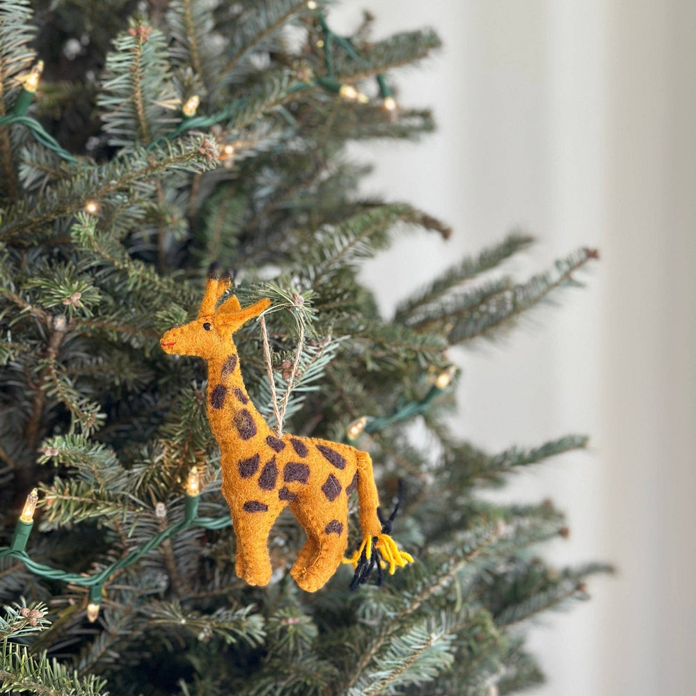 Felt Giraffe Ornament