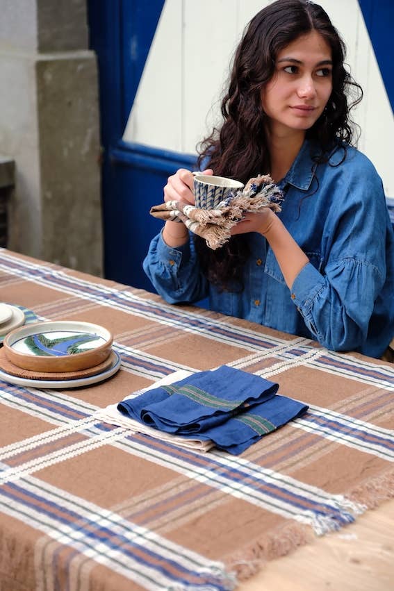 Gia Napkin 42x42cm Stripe