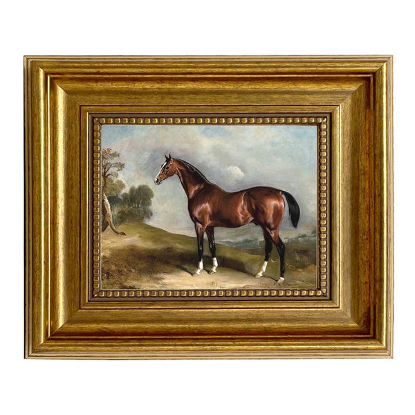 Portrait of Sultan Vintage Painting Print on Canvas