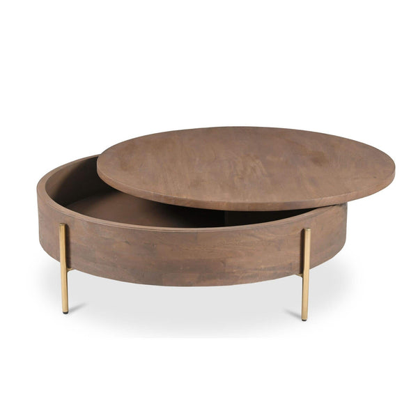 Alba Storage Coffee Table Brown