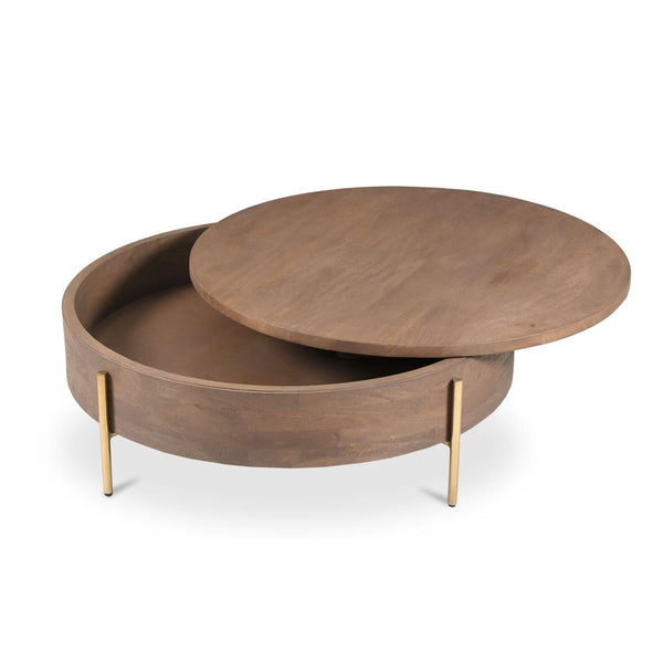 Alba Storage Coffee Table Brown