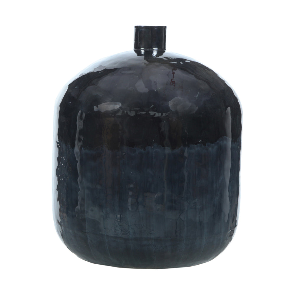 Blue Enamel Vase