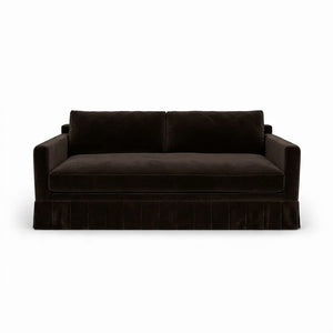 [B] MODERN VELVET-SOLID PLAIN VELVET-CHOCO