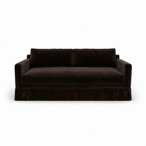 [B] MODERN VELVET-SOLID PLAIN VELVET-CHOCO