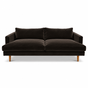 [B] MODERN VELVET-SOLID PLAIN VELVET-CHOCO