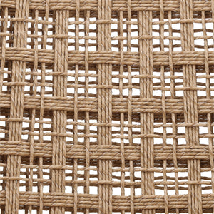 Wicker and Teak Outdoor Occasional Outdoor Chair