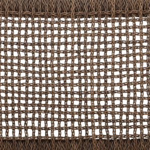 Pair of Wicker and Teak Outdoor Dining Chairs