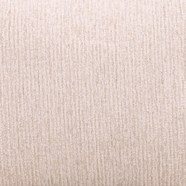 Chenille Fabric and Mindi Wood Occasional Chair