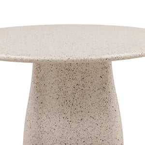 Terazzo Outdoor Dining Table - Off White and Multi-Tone